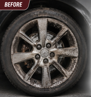 Wheel Detailing Before